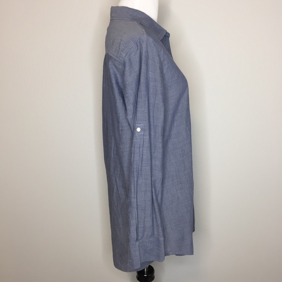 J. Crew Chambray Popover Tunic - Small - Picture 4 of 8